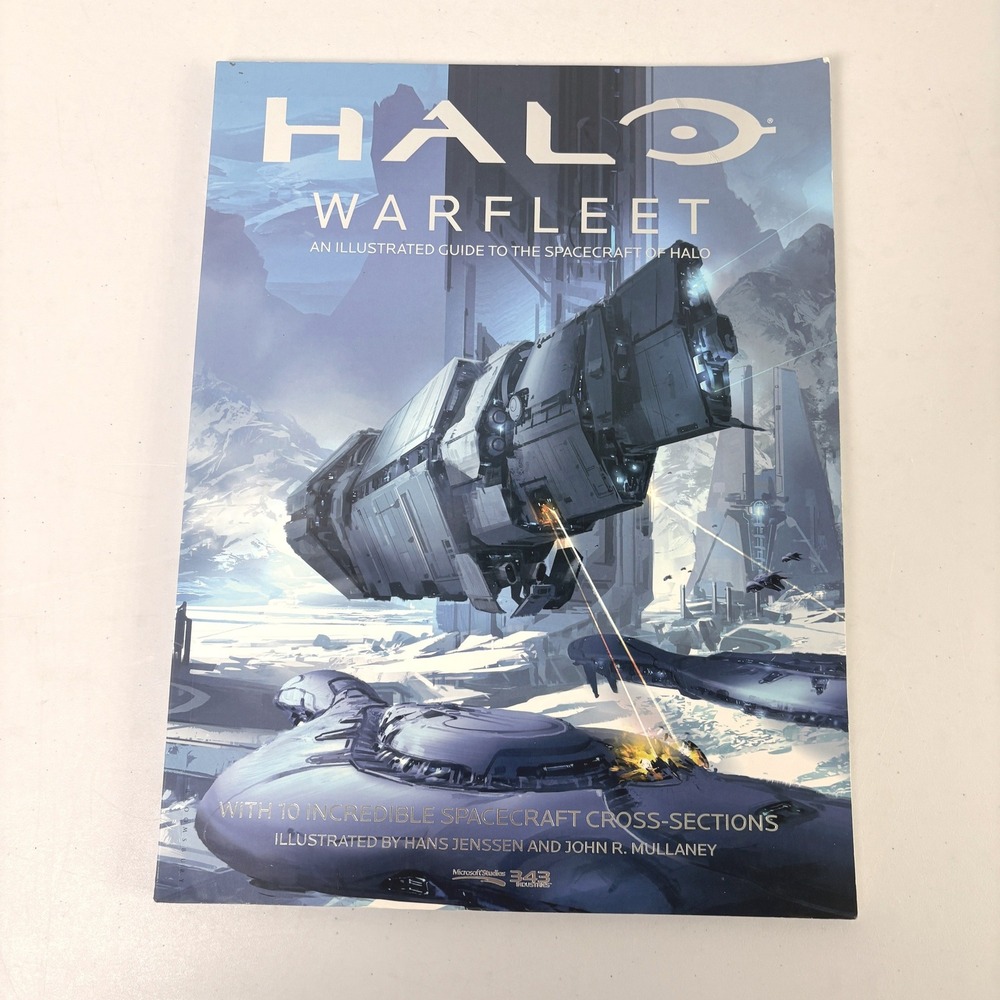 Halo Warfleet An Illustrated Guide to the Spacecraft of Halo Paperback Book 2017